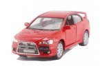 Red / White/ Yellow / Blue Diecast Mitsubishi Lancer Evolution X