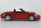 White / Red / Black 1:18 Welly Diecast Porsche Boxster S Model