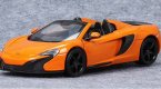 Orange / Green 1:24 MotorMax Diecast McLaren 650S Spyder Model