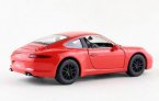 Kids 1:32 Scale Yellow / Red Diecast Porsche 911 Carrera S Toy