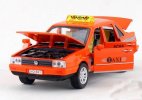 1:32 Red / Yellow / Orange / Green Diecast VW Santana Taxi Toy