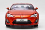 Red / White / Orange 1:18 Scale Diecast Toyota GT 86 Model