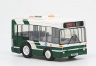 White-Green Mini Scale NLB Diecast ADL Dart City Bus Model