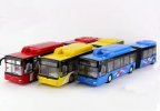 1:43 Scale Kids Yellow / Blue / Red Articulated City Bus Toy