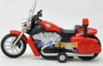 Pull-Back Function Kids Red /Blue /White Die-cast Motorcycle Toy