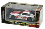 White-Red 1:24 Scale Motorama Diecast BMW Z4 Model