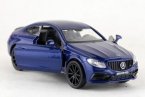 Kids 1:36 Blue /White Diecast Mercedes Benz C63 S AMG Coupe Toy