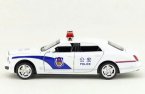 Kids 1:32 Scale Police White Diecast Bentley Mulsanne Toy