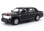 Black 1:32 Scale Kids Diecast Hongqi L5 Limousine Toy