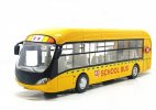 Kids 1:43 Scale Yellow Diecast Yinlong School Bus Toy