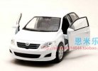 White 1:36 Scale Welly Kids Diecast Toyota Corolla Toy