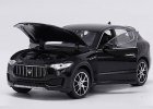 Blue / Black / White / Golden Diecast Maserati Levante Model