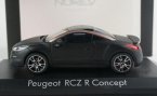 Black 1:43 Scale NOREV Diecast Peugeot RCZ R Concept Model