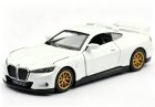 1:43 Scale White Kids Diecast BMW 3.0 CSL Toy