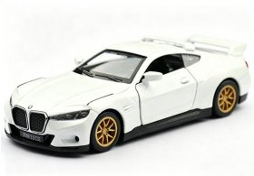 1:43 Scale White Kids Diecast BMW 3.0 CSL Toy