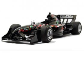 Black 1:18 Scale Autoart Diecast Formula Model