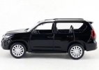 1:42 Scale White / Black Diecast Toyota Land Cruiser Prado Toy