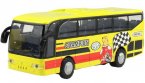 Pull-Back Function Kids Red / Blue /Yellow Die-Cast Tour Bus Toy