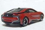 1:61 Scale Kids Wine Red Tomica Diecast BMW I8 Toy