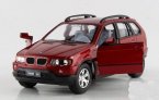 Wine Red / Black / Blue 1:36 Scale Kids Diecast BMW X5 Toy