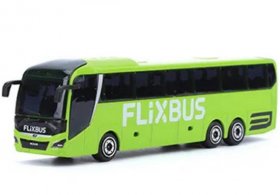 1:100 Scale Kids Green Diecast Man City Lion\'s Coach Bus Toy