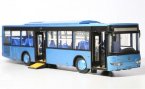 1:42 Scale Blue Diecast Yutong ZK6128HG City Bus Model