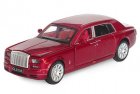 1:32 White /Red /Black / Golden Diecast Rolls-Royce Phantom Toy