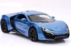 White / Blue / Red / Black Kids Diecast Lykan Hypersport Toy