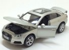 White / Silver / Black/ Gray Kid 1:32 Scale Diecast Audi A4L Toy