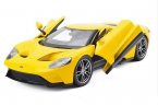 Red / Yellow / Blue 1:18 Maisto 2017 Diecast Ford GT Model