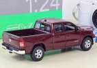 1:27 Silver /Wine Red Diecast Dodge Ram 1500 Pickup Truck Model