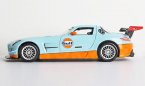 1:24 Blue Motormax Diecast Mercedes Benz SLS AMG GT3 Model