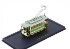 1:87 Scale Green-White L AFFAIRE Tram Model