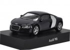 Kyosho Black / White 1:64 Scale Diecast Audi R8 Model