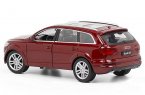 White / Red / Black 1:24 Scale Diecast Audi Q7 SUV Model