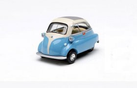 Blue 1:64 Scale Schuco Diecast BMW Isetta Model