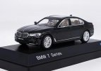 Black / White 1:43 Scale Diecast BMW 7 Series 750Li Model