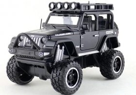 Kids Big Tyres Pull-Back Diecast Jeep Wrangler Rubicon Toy