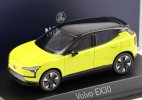 Silver / Yellow 1:43 Scale NOREV Diecast 2025 Volvo EX30 Model