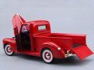 1:18 Scale Red / Black MotorMax Diecast 1940 Ford Pickup Model