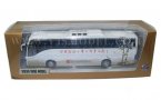 1:42 Scale White BEIJING BASHI MEDIA Volvo 9300 Bus Model