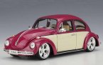 Purple / Red / Gray / Green Welly 1:24 Diecast VW Beetle Model