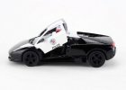 Kids 1:36 Scale White-Black Diecast Lamborghini Police Car Toy