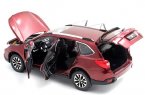 1:18 Wine Red / Champagne Diecast Subaru Outback SUV Model