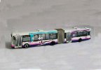 1:76 Scale White CORGI Brand Articulated Design Bus Model