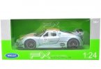 Blue 1:24 Scale Welly Diecast Porsche 918 RSR Model