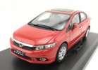 Red 1:18 Scale Diecast Honda Civic Model