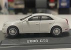 White / Red 1:64 Scale Diecast 2008 Cadillac CTS Model