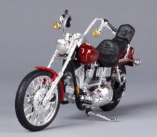 Wine Red 1:18 MaiSto Harley Davidson FXDWG DYNA WIDE GLIDE