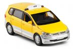 Kids Yellow /Blue 1:32 Diecast VW All New Touran L MPV Taxi Toy